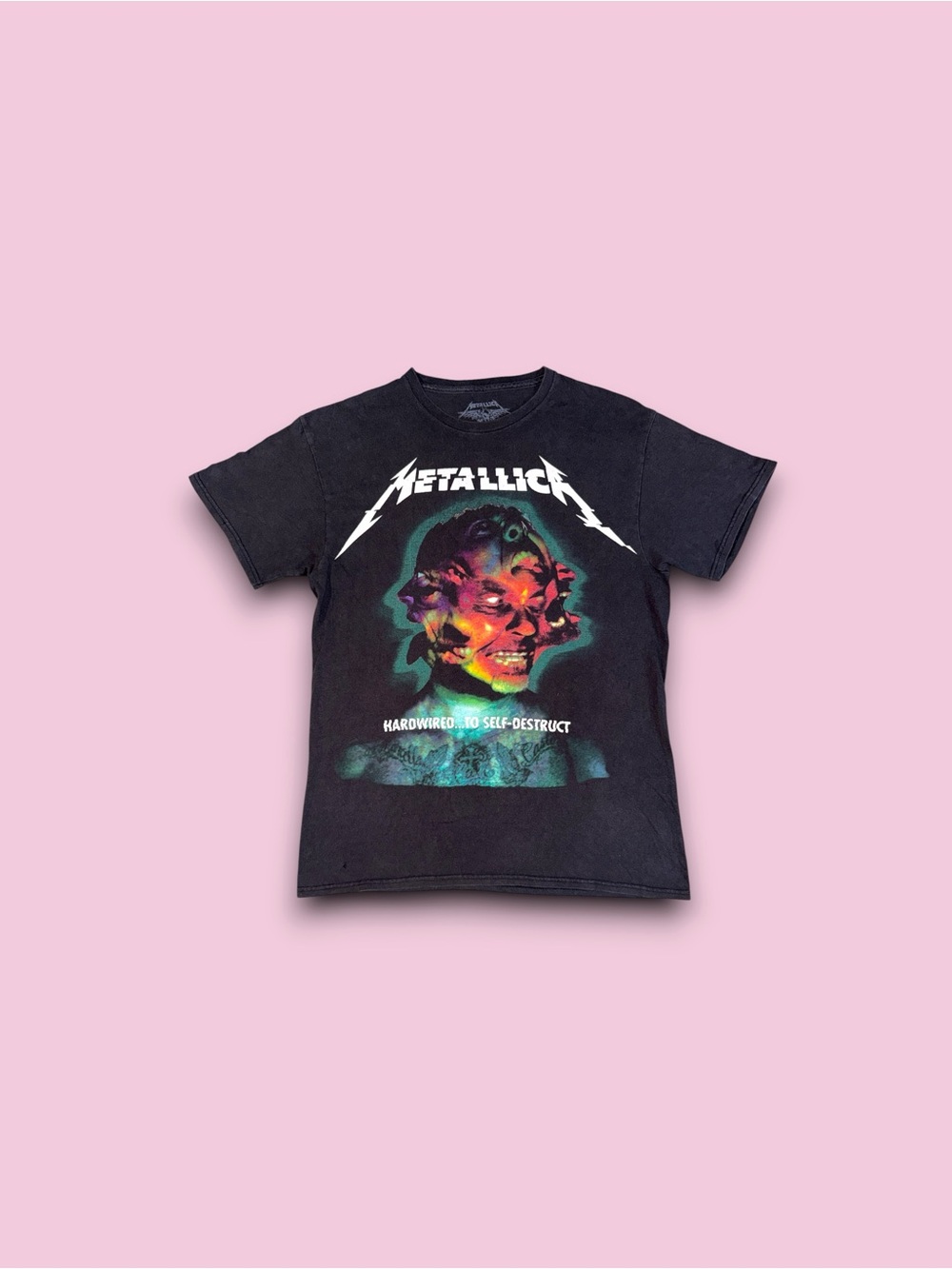 Official Metallica Hardwired To Self Destruct 2017 Tour Black MD Graphic T-Shirt